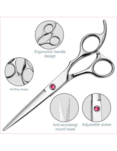 Kit de Tijeras de Barbero Fcysy 13 Piezas Profesional