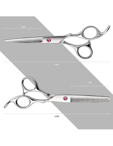 Kit de Tijeras de Barbero Fcysy 13 Piezas Profesional