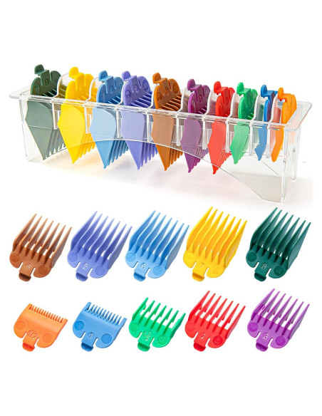 10 Protectores Cortadora de Cabello LAVEST Guías de Corte