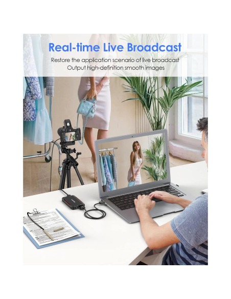 Tarjeta Captura Video LENTION V90 1080p HDMI USB 3.0