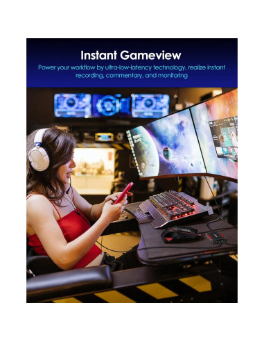 Tarjeta Captura Video LENTION V90 1080p HDMI USB 3.0