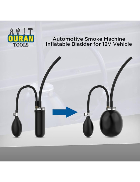 Válvula de aire inflable OURANTOOLS para pruebas de humo