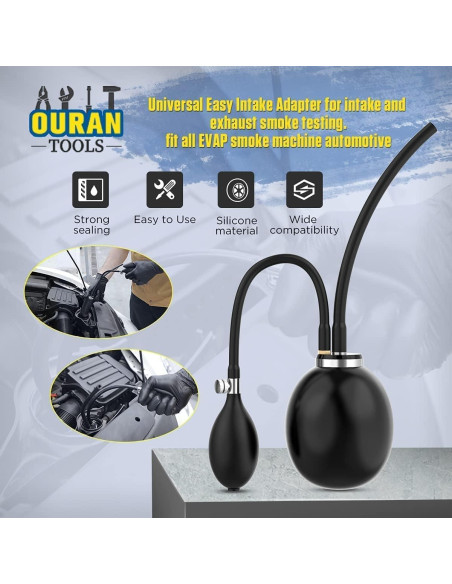 Válvula de aire inflable OURANTOOLS para pruebas de humo