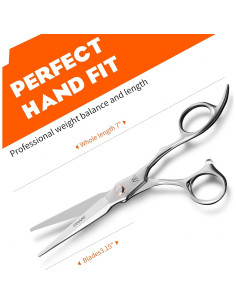 Tijeras de Corte de Cabello Sirabe - Acero Inoxidable 440C 2