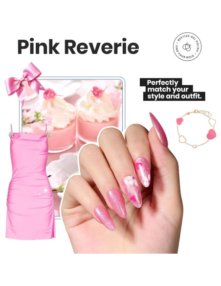 Set de Esmalte de Uñas Glitter Beetles - 6 Colores Secado Rápido