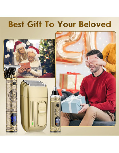 Cortadora de Cabello Dumite Oro-1 Profesional Inalámbrica