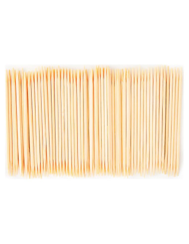 600 Palillos de Bambú Doble Punta HOPELF 6.35 cm Naturales
