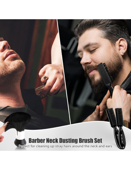 Capa de Corte NICEMOVIC 10 en 1 con Accesorios de Barbero