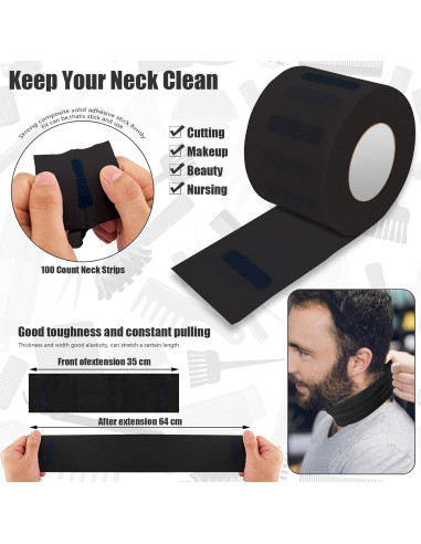 Capa de Corte NICEMOVIC 10 en 1 con Accesorios de Barbero