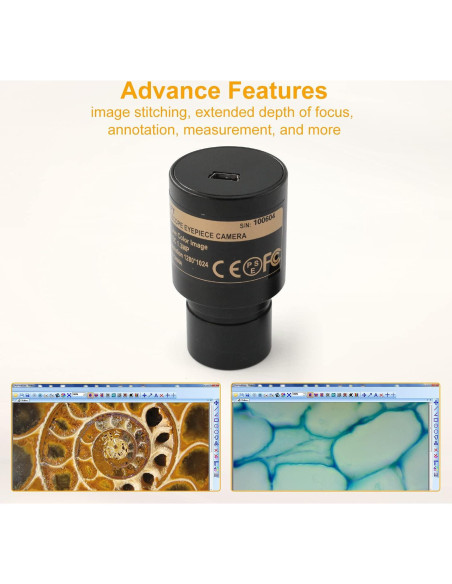 Cámara Digital 1.3MP SNM SWA-EP1 para Microscopios