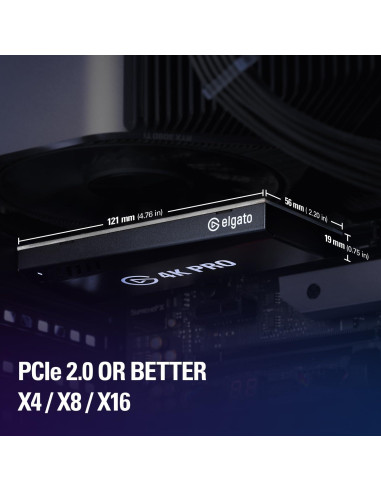 Tarjeta de Captura Interna Elgato 4K Pro - 8K60 Passthrough