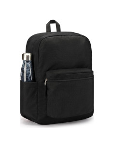 Mochila Negra ZORFIN para Escuela y Viaje 24L Resistente