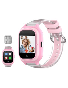 Reloj Inteligente 4G Wonlex KT31T Rosa con GPS y Video