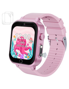 Reloj Inteligente Ziegoal W1 para Niñas Rosa con Cámara