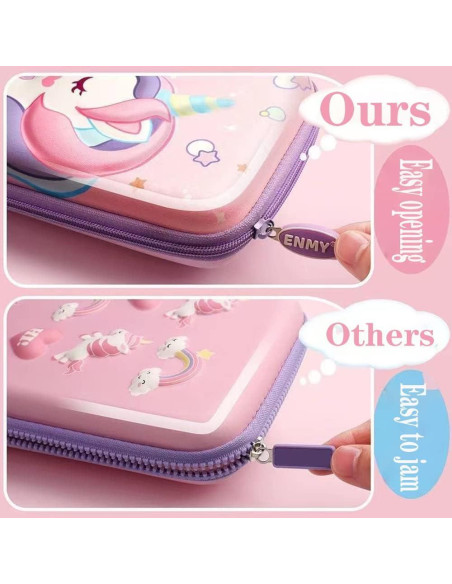 Estuche de Lápices JYPLKCMT Rosa 3D Gran Capacidad