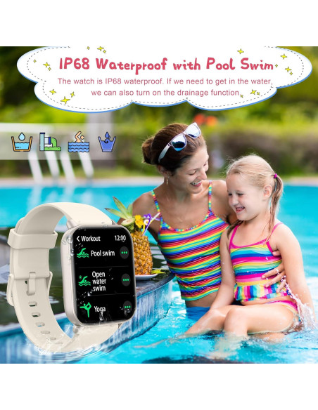 Reloj Inteligente KALINCO para Niños 1.8'' IP68 Fitness