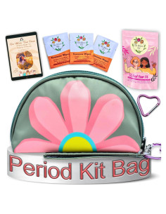 Kit de Inicio de Período Bloom para Niñas 9-12 Años Verde