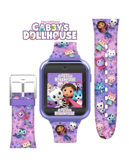 Reloj inteligente Gabby's Doll House Accutime púrpura