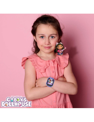 Reloj inteligente Gabby's Doll House Accutime púrpura