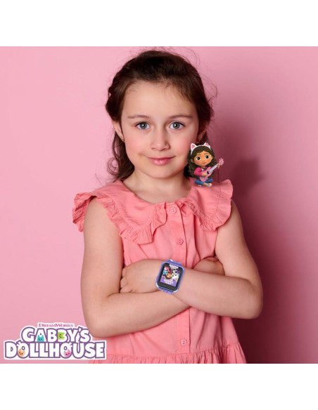 Reloj inteligente Gabby's Doll House Accutime púrpura