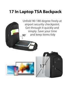 Mochila MATEIN para Laptop 17" Resistente al Agua 2