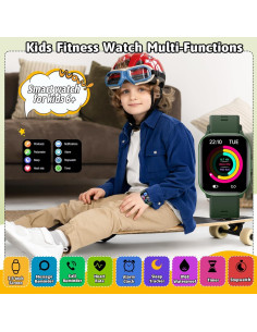 Reloj Inteligente HENGTO W99 para Niños Verde 20 Modos 2