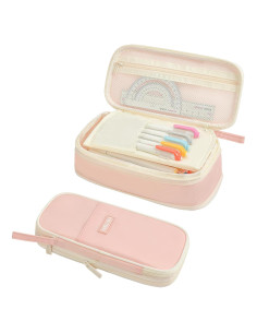 Estuche de Lápices YOKUMA Rosa Gran Capacidad Kawaii