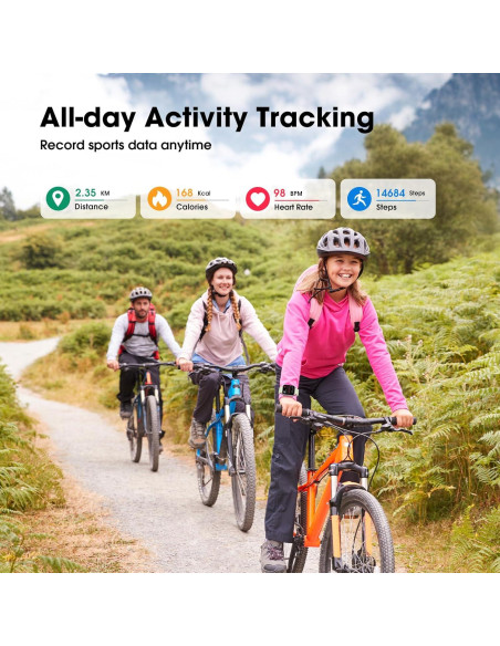 Reloj Inteligente Kummel Verde para Niños con Monitor de Fitness