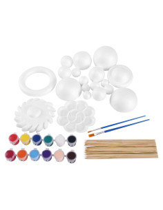 Kit de 72 Piezas Sistema Solar FFchuanhe - Espuma y Pintura