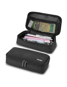 Estuche de Lápices ProCase Negro Gran Capacidad 20cm
