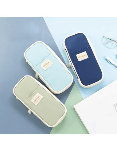 Estuche de Lápiz Grande AY-02 Colorido Organizador 21.5x7x9 cm