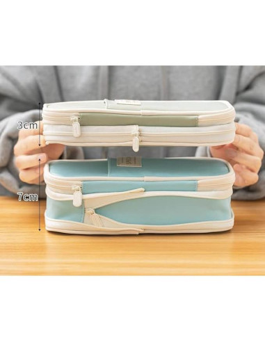 Estuche de Lápiz Grande AY-02 Colorido Organizador 21.5x7x9 cm