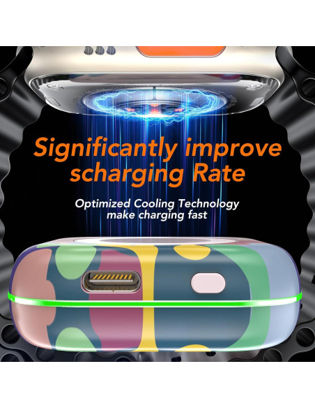 Cargador Inalámbrico Portátil para Apple Watch 1200mAh Cargador Inalámbrico Portátil para Apple Watch 1200mAh