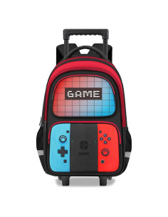 Mochila Rodante Gamer HFHTDC 44x19.8x30 cm para Niños