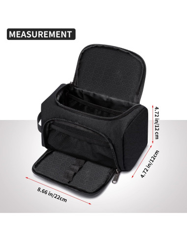 Estuche para Lápices XQXA Negro Gran Capacidad 22x12cm