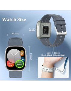 Reloj Inteligente AXYWINBO Plata para Niños 100 Modos Fitness 2