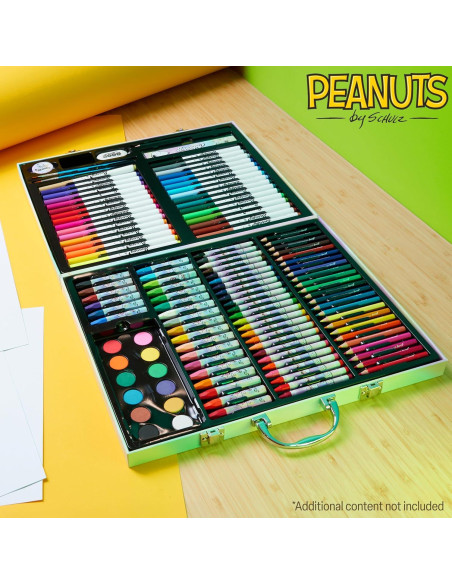 Kit de Dibujo Snoopy Peanuts 150 Piezas para Niños
