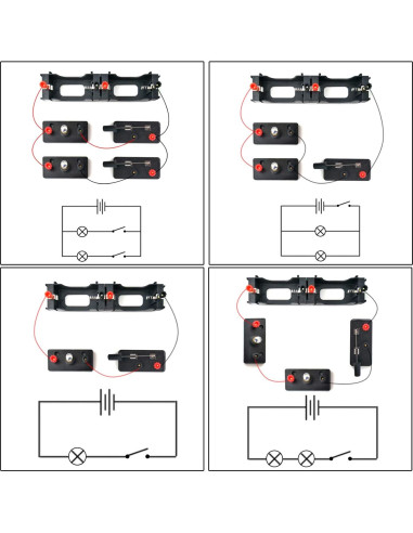Kit de Circuito de Electricidad Básica EUDAX para Estudiantes