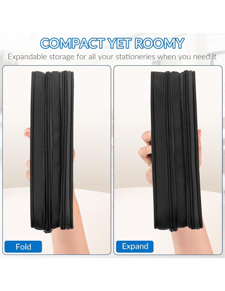 Estuche Grande TILYTADLY para Niños - 2,01L - Rojo y Azul