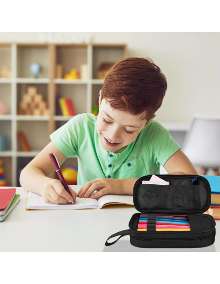 Estuche Grande TILYTADLY para Niños - 2,01L - Rojo y Azul