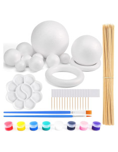 Kit modelo sistema solar 48 piezas Ourtroness educativo