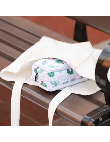 Estuche de Lápices Angoobaby Grande 3 Compartimentos Verde