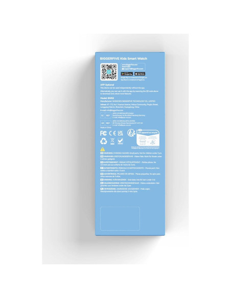 Reloj Inteligente BIGGERFIVE para Niños 1.8" IP68 Fitness