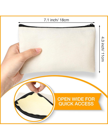 Estuches de Lona Reginary 80 Piezas para Maquillaje DIY