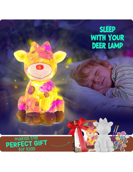 Kit de Pintura de Ciervo LAOESE para Niños 6-12 Años