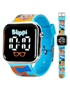 Reloj LED para Niños Blippi - Correa Azul Interactiva