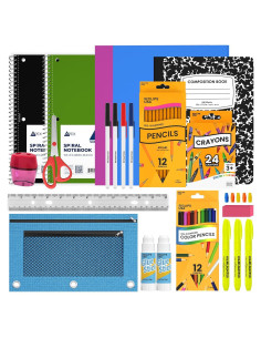 Kit de Suministros Escolares VEEBOOST 32 Piezas para Niños