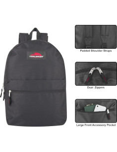 Mochila Trailmaker Classic 17" Acolchada y Ajustable 2