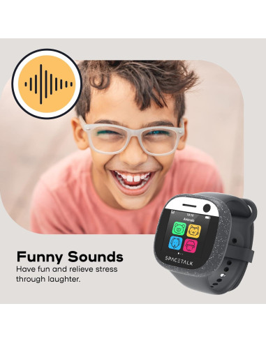 Reloj Inteligente Spacetalk Adventurer GPS 4G Niños Negro