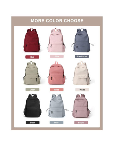 Mochila Blanca Impermeable Unisex 46x32x14 cm 24L